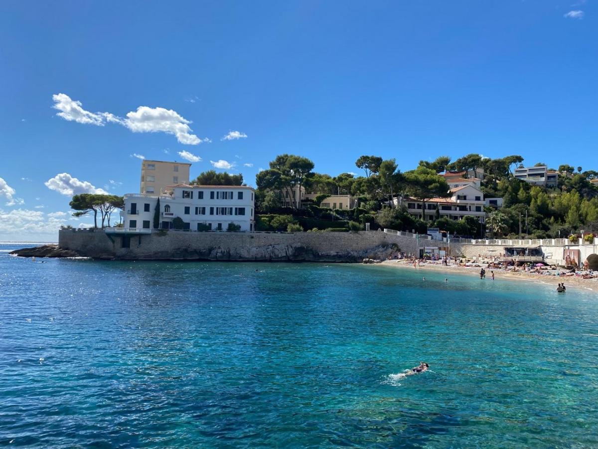 Au Bord De L'Eau Studio Climatise Avec Terrasse Et Vue Mer A 40M De La Plage Appartement Cassis Buitenkant foto